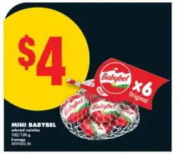 No Frills MINI BABYBEL, 102/120 g offer