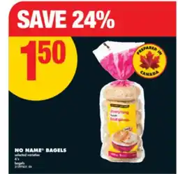 No Frills NO NAME BAGELS, 6's offer