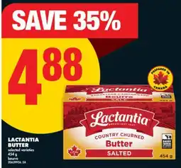 No Frills LACTANTIA BUTTER, 454 g offer