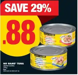 No Frills NO NAME TUNA, 170 g offer
