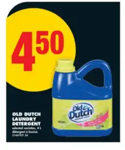 No Frills OLD DUTCH LAUNDRY DETERGENT 4 L offer