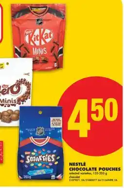 No Frills NESTLÉ CHOCOLATE POUCHES, 135-203 g offer