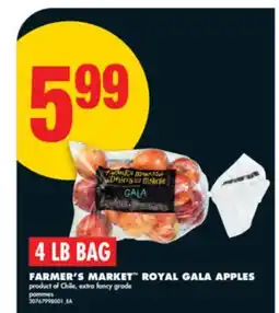 No Frills FARMER'S MARKET ROYAL GALA APPLES, 4 LB BAG offer