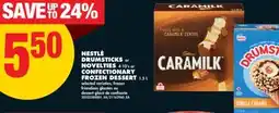 No Frills NESTLÉ DRUMSTICKS OR NOVELTIES 4-10' S OR CONFECTIONARY FROZEN DESSERT 1.5 L offer