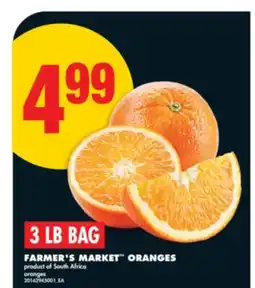 No Frills FARMER'S MARKET ORANGES, 3 LB BAG offer
