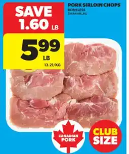 Real Canadian Superstore PORK SIRLOIN CHOPS offer