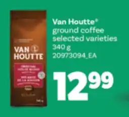 Real Canadian Superstore VAN HOUTTE GROUND COFFEE, 340 g offer