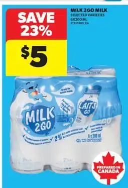 Real Canadian Superstore MILK 2GO MILK, 6X200 ML offer