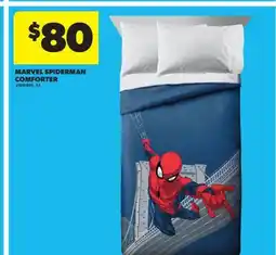 Real Canadian Superstore MARVEL SPIDERMAN COMFORTER offer