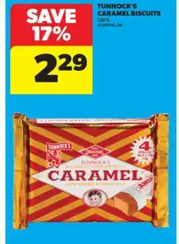 Real Canadian Superstore TUNNOCK'S CARAMEL BISCUITS, 120 G offer