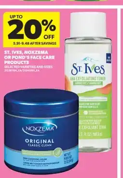 Real Canadian Superstore ST.IVES, NOXZEMA OR POND'S FACE CARE PRODUCTS offer