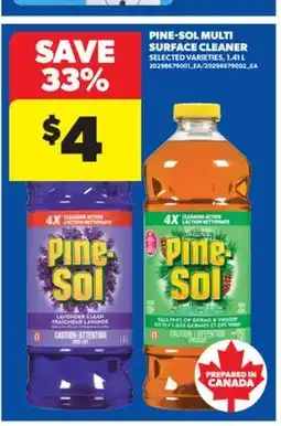 Real Canadian Superstore PINE-SOL MULTI SURFACE CLEANER, 1.41 L offer