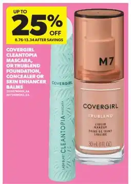 Real Canadian Superstore COVERGIRL CLEANTOPIA MASCARA, OR TRUBLEND FOUNDATION, CONCEALER OR SKIN ENHANCER BALMS offer