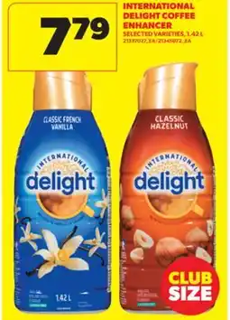 Real Canadian Superstore INTERNATIONAL DELIGHT COFFEE ENHANCER, 1.42 L offer