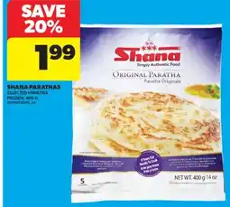 Real Canadian Superstore SHANA PARATHAS, 400 G offer