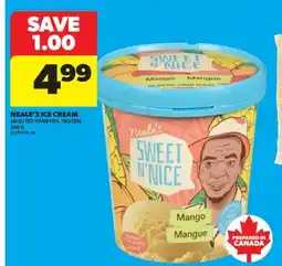Real Canadian Superstore NEALE'S ICE CREAM, 500 G offer