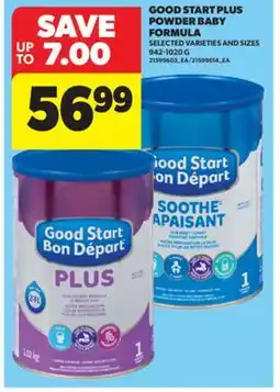 Real Canadian Superstore GOOD START PLUS POWDER BABY FORMULA, 942-1020 G offer