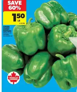 Real Canadian Superstore GREEN SWEET PEPPERS offer
