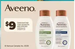 Real Canadian Superstore AVEENO SELECTED HAIR CARE PRODUCTS offer