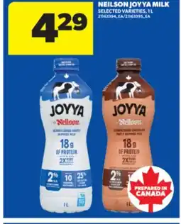 Real Canadian Superstore NEILSON JOYYA MILK, 1 L offer