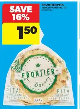 Real Canadian Superstore FRONTIER PITA, 5'S offer