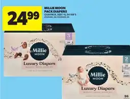 Real Canadian Superstore MILLIE MOON PACK DIAPERS, 54-108' S offer