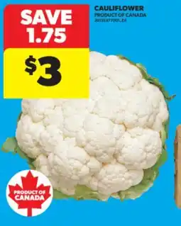Real Canadian Superstore CAULIFLOWER offer