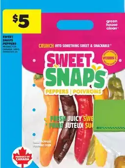 Real Canadian Superstore SWEET SNAPS PEPPERS, 340 G offer