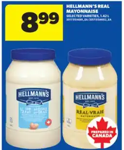 Real Canadian Superstore HELLMANN'S REAL MAYONNAISE, 1.42 L offer