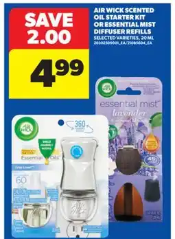 Real Canadian Superstore AIR WICK SCENTED OIL STARTER KIT OR ESSENTIAL MIST DIFFUSER REFILLS, 20 ML offer