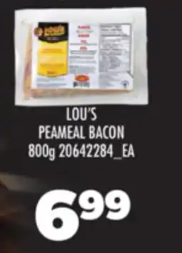 Real Canadian Superstore LOU'S PEAMEAL BACON, 800g offer