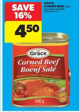 Real Canadian Superstore GRACE CORNED BEEF, 340 G offer