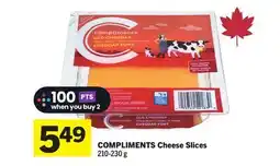 Foodland COMPLIMENTS Cheese Slices offer