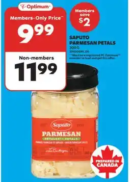 Real Canadian Superstore SAPUTO PARMESAN PETALS, 300 G offer