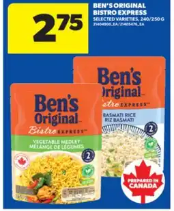 Real Canadian Superstore BEN'S ORIGINAL BISTRO EXPRESS, 240/250 G offer