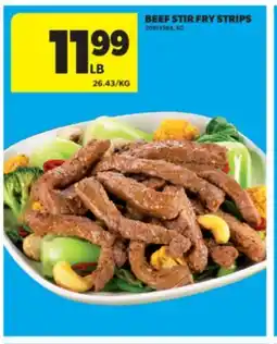 Real Canadian Superstore BEEF STIR FRY STRIPS offer