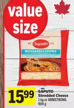 Foodland SAPUTO Shredded Cheese offer