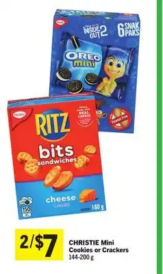 Foodland CHRISTIE Mini Cookies or Crackers offer