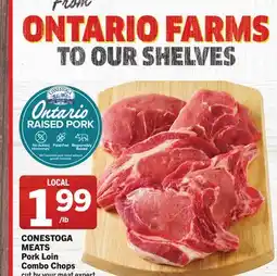 Foodland CONESTOGA MEATS Pork Loin Combo Chops offer