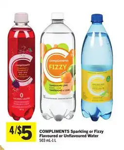 Foodland COMPLIMENTS Sparkling or Fizzy Flavoured or Unflavoured Water offer