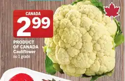 Foodland Cauliflower offer