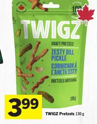 Foodland TWIGZ Pretzels offer