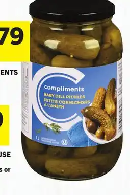 Foodland COMPLIMENTS Pickles offer