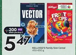Sobeys Family Size Cereal offer