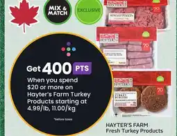 Sobeys Fresh Turkey Products offer