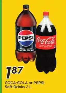 Sobeys COCA-COLA or PEPSI Soft Drinks offer