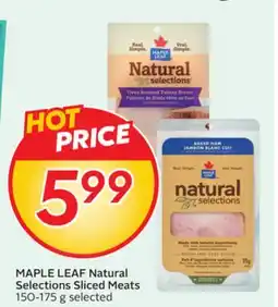 Sobeys Natural Selections Sliced Meats offer