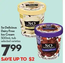 Longo's Dairy Free Ice Cream offer