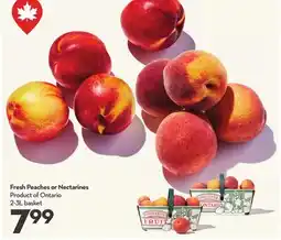 Longo's Fresh Peaches or Nectarines offer
