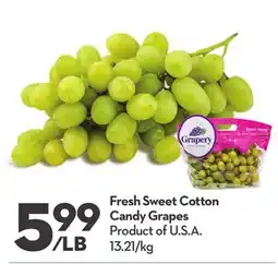 Longo's Fresh Sweet Cotton Candy Grapes offer